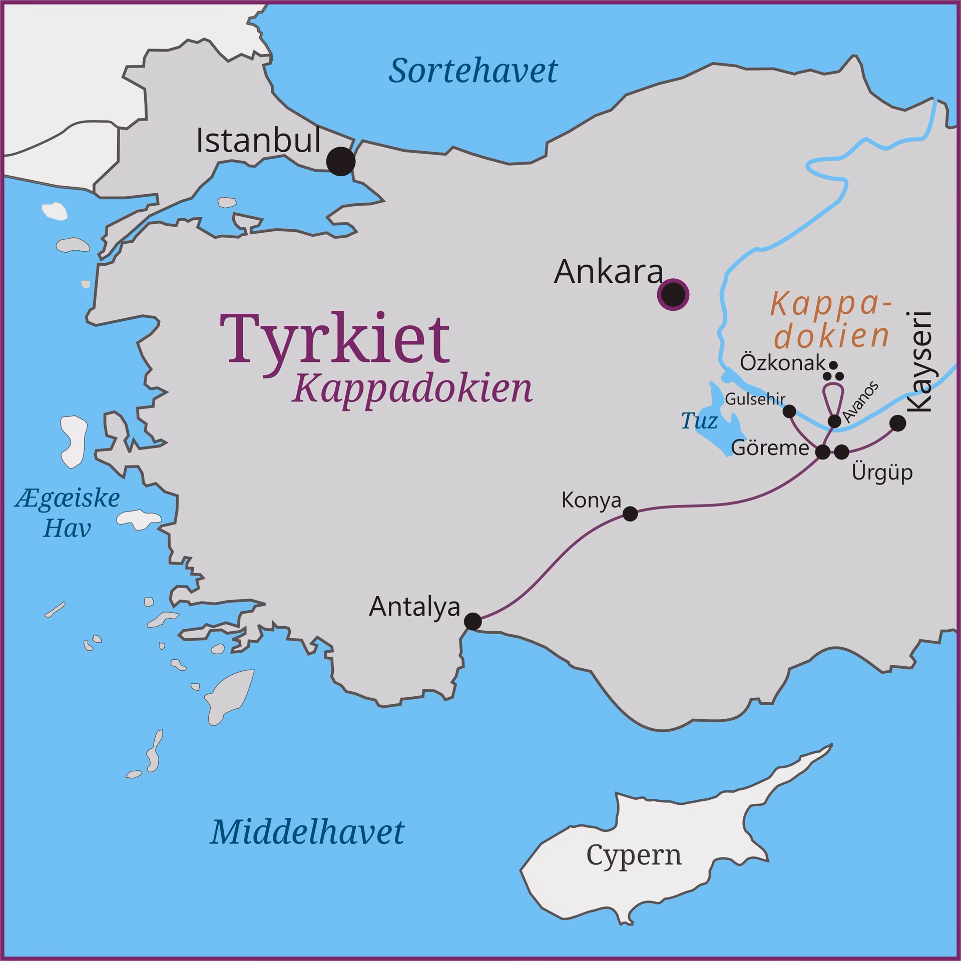 Hvad må ikke indføres i Tyrkiet?