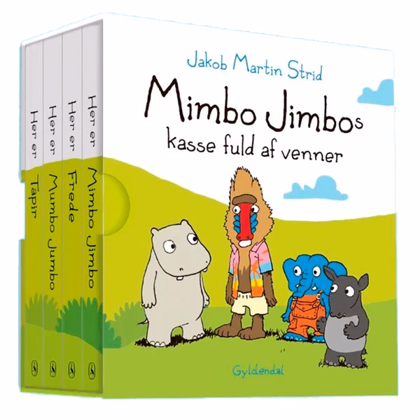 Hvor mange Mimbo Jimbo bøger er der?