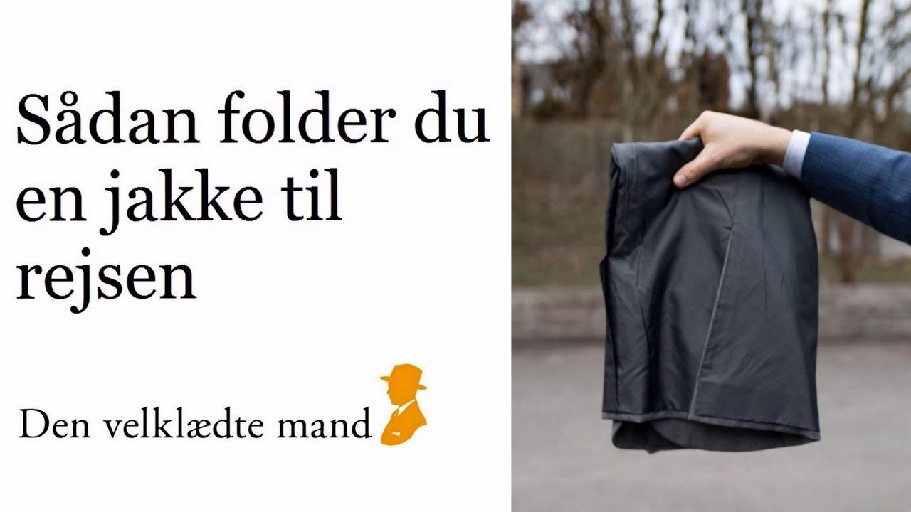 Hvordan pakker man en blazer i en kuffert?